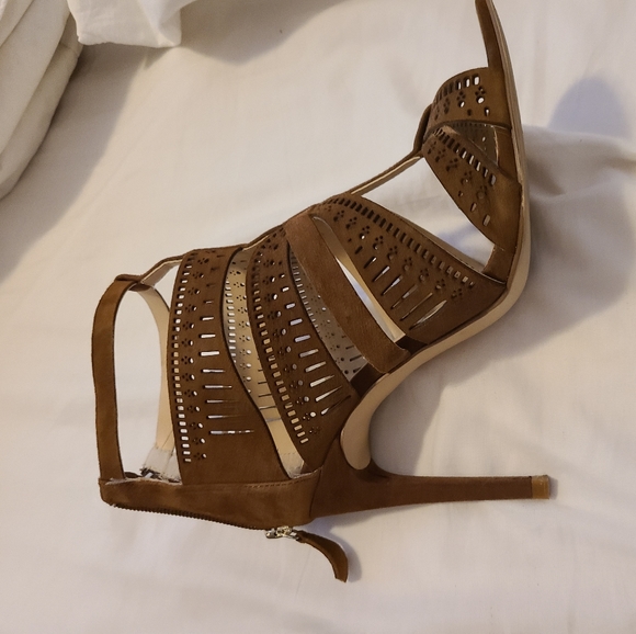 Zara suede heels size 38 - Picture 2 of 4